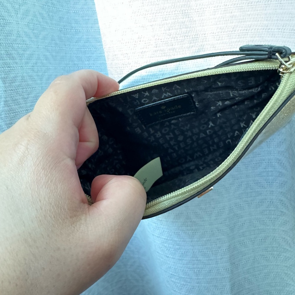 Kate Spade Sparkling Gold Wristlet - Picture 6 of 9